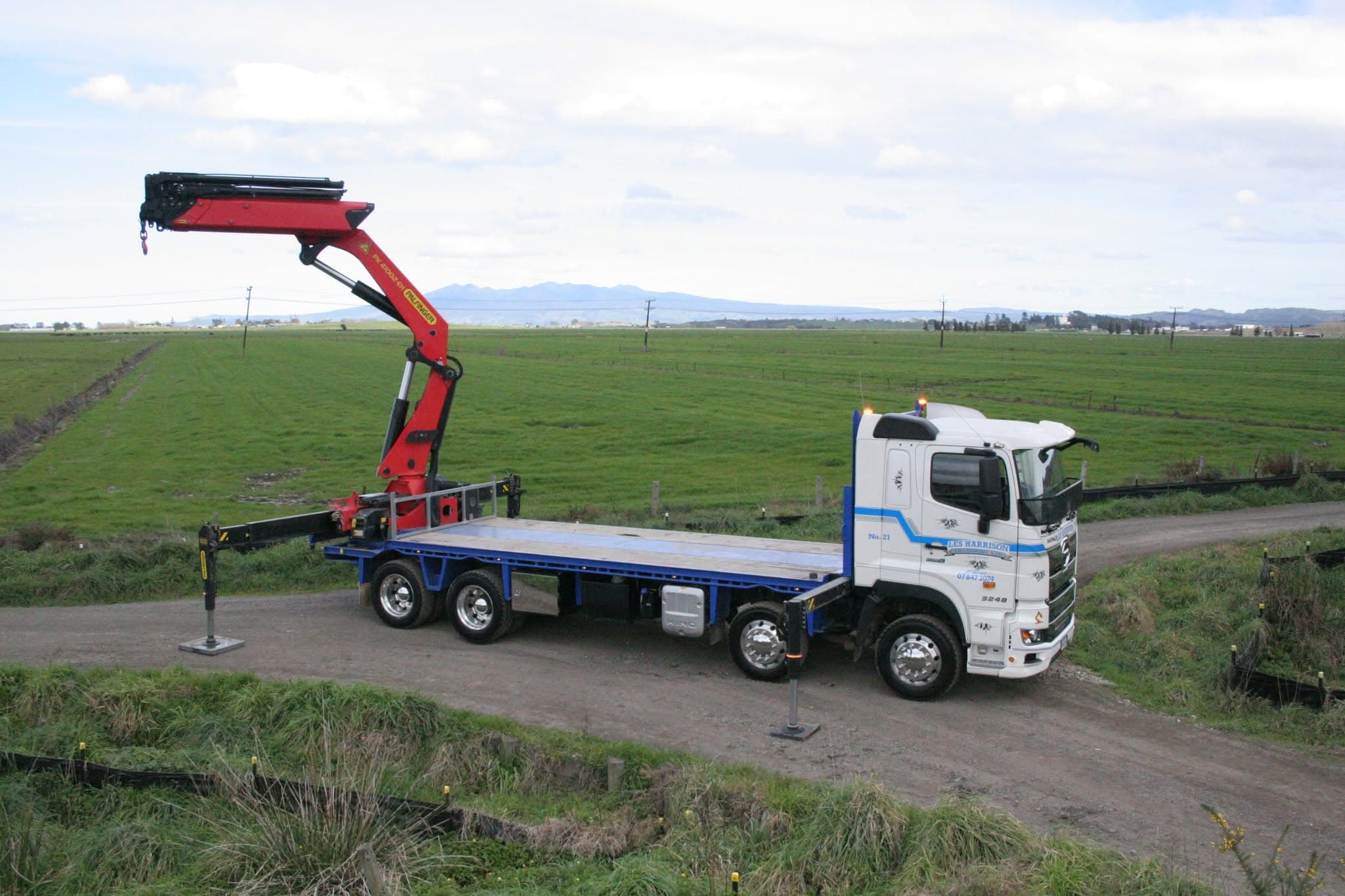 HIAB crane truck